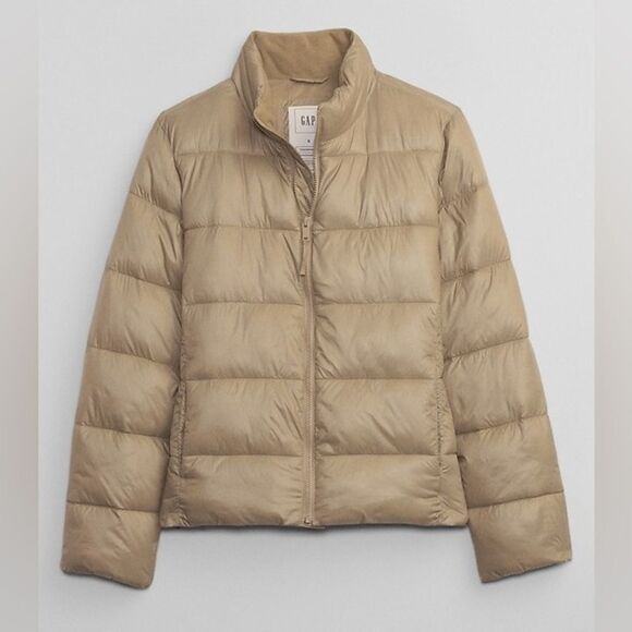 GAP Cold control, puffer jacket, beige Size Large NWT - Picture 2 of 6